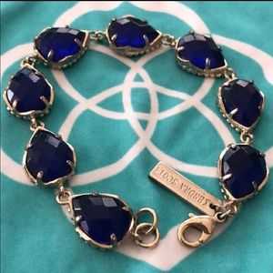 Kendra Scott Cobalt & Gold Bracelet